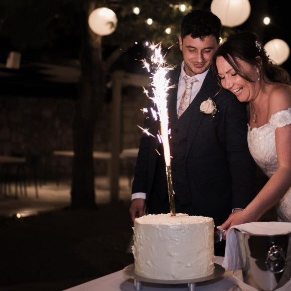 PREMIUM WEDDING CAKE SPARKLERS 6" - Creativ Party Supplies